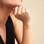 Bracelet Rio Argent Rose Oxyde De Zirconium - Bracelets Femme | Histoire d&rsquo;Or