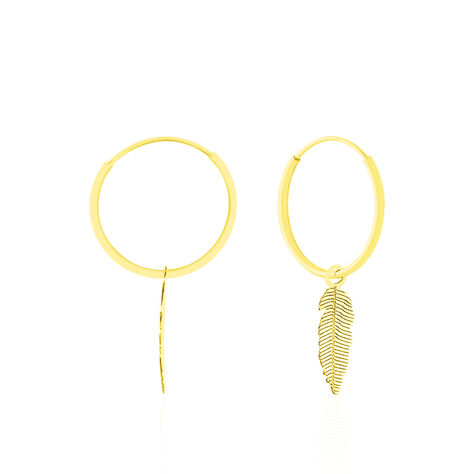 Créoles Belita Or Jaune - Boucles d'oreilles créoles Femme | Histoire d’Or