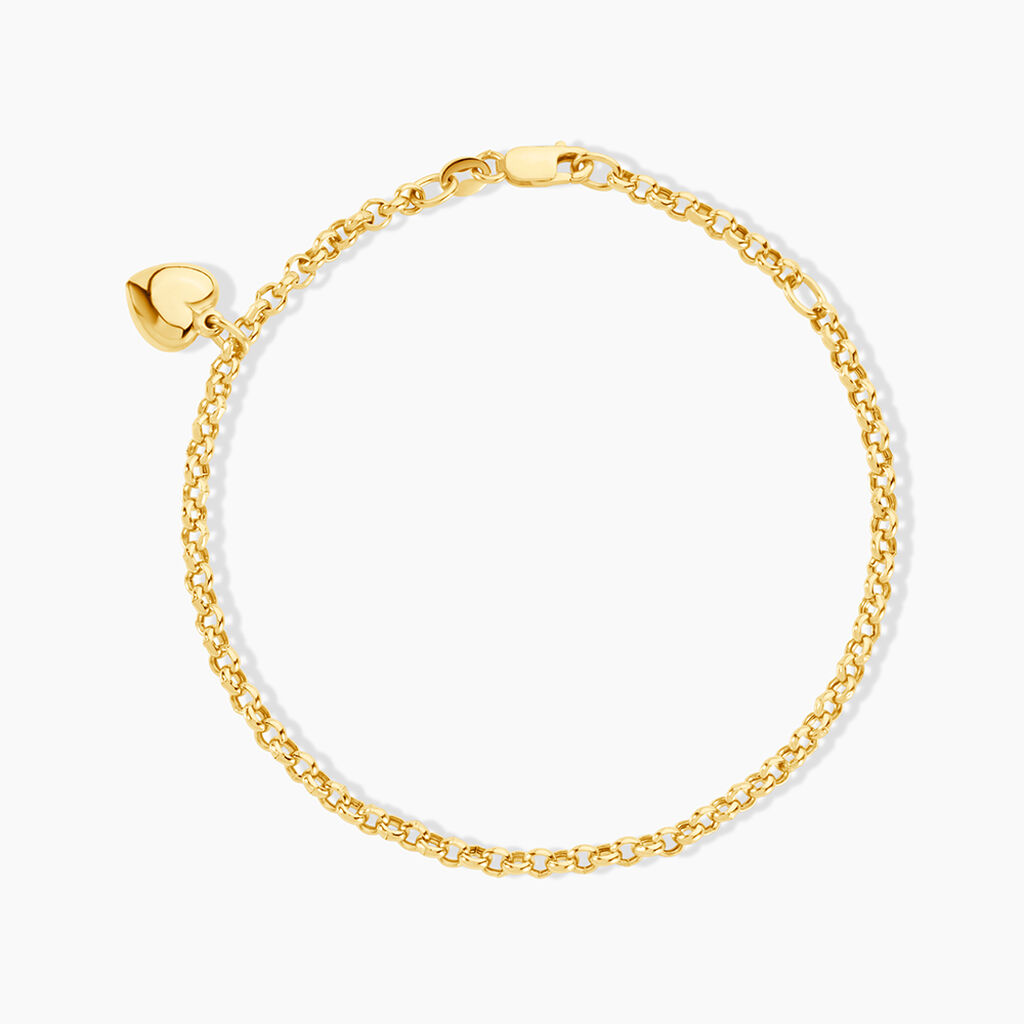 Bracelet Heart Candy Or Jaune - F&ecirc;te des m&egrave;res Femme | Histoire d&rsquo;Or