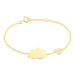 Bracelet Identit&eacute; Gaspardine Maille For&ccedil;at Or Jaune - Bracelets Communion Enfant | Histoire d&rsquo;Or