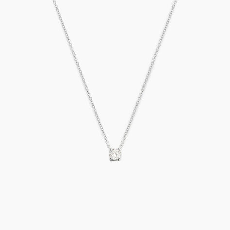 Collier Aphrodite Or Blanc Diamant - Colliers Femme | Histoire d’Or
