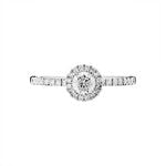 Bague Solitaire Lena Or Blanc Diamant - Bagues solitaires Femme | Histoire d&rsquo;Or