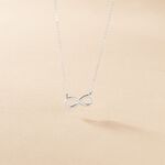 Collier Maryeme Infini Selectra Or Blanc - Colliers Femme | Histoire d&rsquo;Or