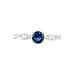 Bague Lalia Or Blanc Topaze Et Oxyde De Zirconium - Bagues solitaires Femme | Histoire d’Or