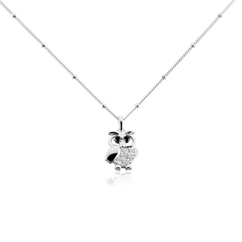 Collier Argent Trine Oxydes De Zirconium - Colliers fantaisie Femme | Histoire d’Or