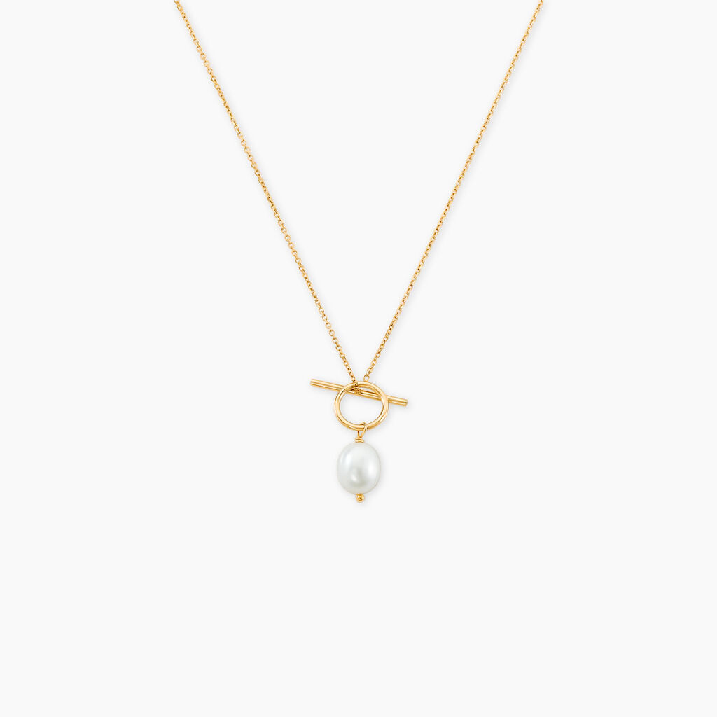 Collier Pearly Or Jaune Perle De Culture - Colliers Femme | Histoire d’Or
