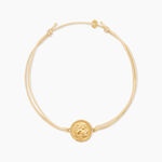 Bracelet Anchjo Argent Dor&eacute; A L'Or 750/1000 - Bracelets cordon Femme | Histoire d&rsquo;Or