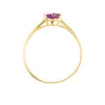 Bague Miyah Or Jaune Am&eacute;thyste - Bagues solitaires Femme | Histoire d&rsquo;Or