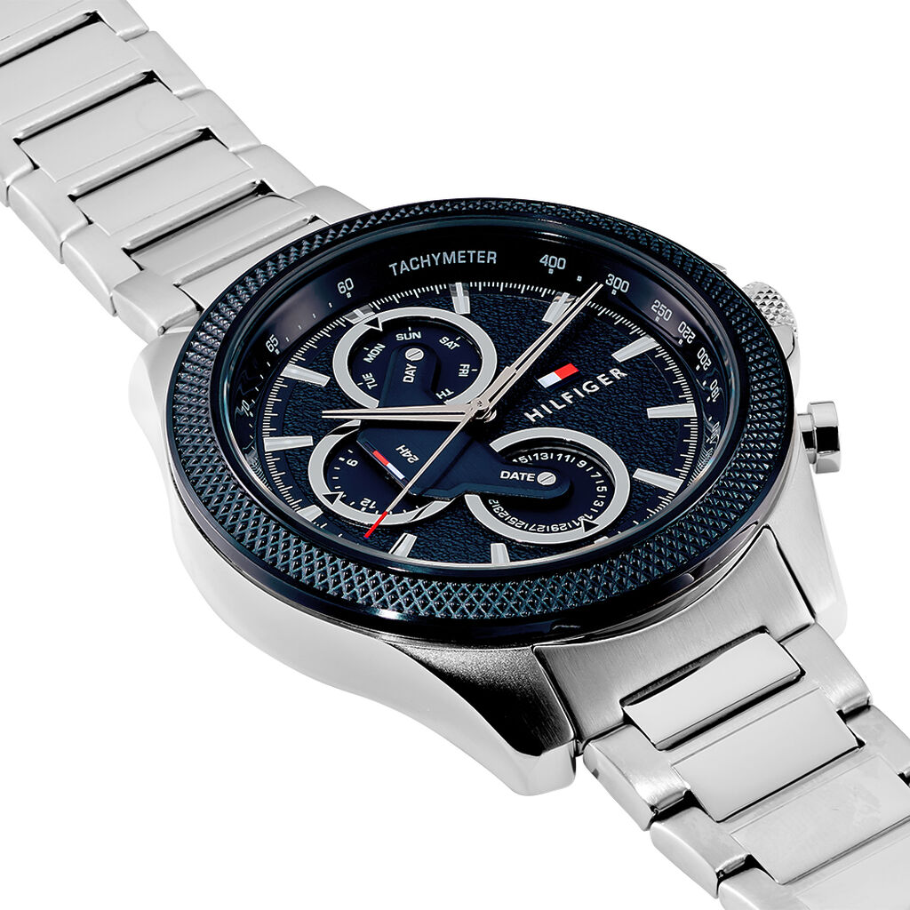 Montre Tommy Hilfiger Clark Bleu - Montres Homme | Histoire d&rsquo;Or