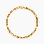 Bracelet Jany Maille Palmier Or Jaune - Bracelets cha&icirc;ne Femme | Histoire d&rsquo;Or