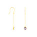 Boucles D'oreilles Pendantes Arenale Or Jaune Amethyste - Boucles d'oreilles pendantes Femme | Histoire d’Or