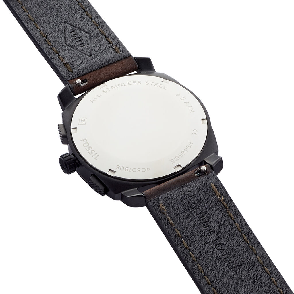 Montre Fossil Machine Marron - Montres Homme | Histoire d’Or