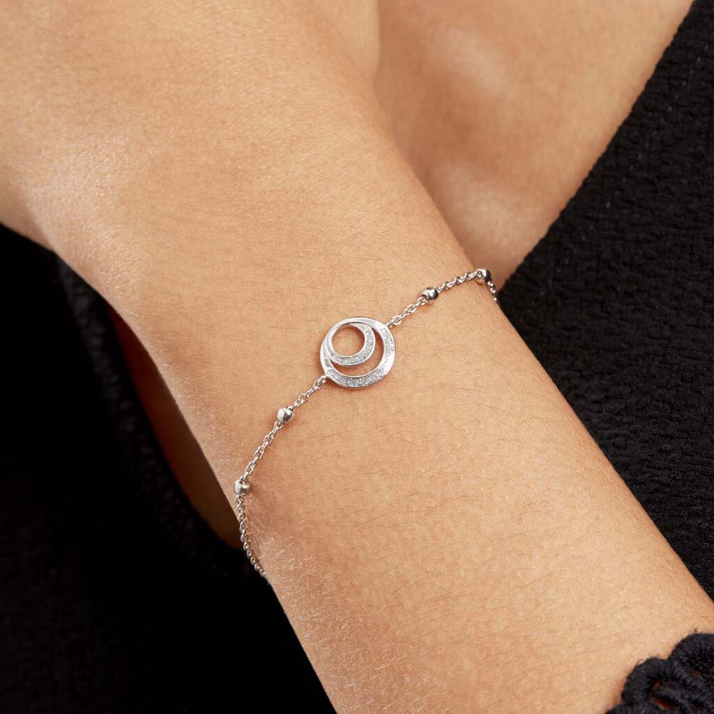 Bracelet Argent Vibien Glitter - Bracelets Femme | Histoire d’Or