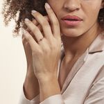 Bague Or Jaune Karmele Rubis - Bagues solitaires Femme | Histoire d&rsquo;Or