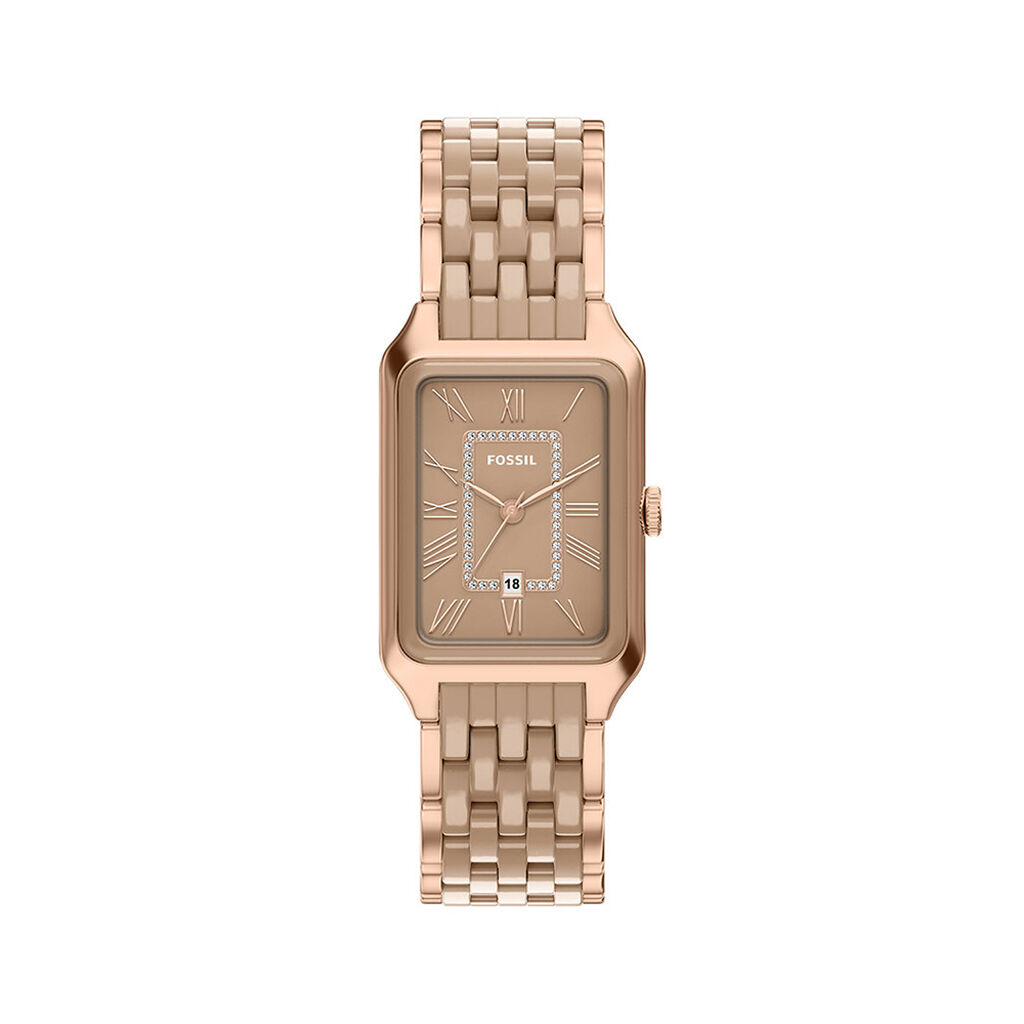 Montre Fossil Raquel Beige - Montres Femme | Histoire d&rsquo;Or