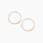 Cr&eacute;oles Dominae Or Rose - Boucles d'oreilles cr&eacute;oles Femme | Histoire d&rsquo;Or