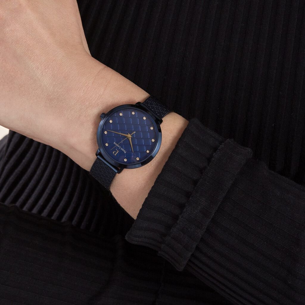 Montre Pierre Lannier Grace Bleu - Montres Femme | Histoire d’Or