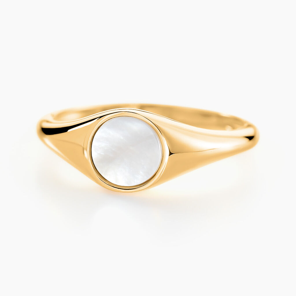 Chevali&egrave;re Kent Or Jaune Nacre - Bagues solitaires Famille | Histoire d&rsquo;Or