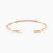 Bracelet Jonc Aura Plaque Or Jaune Oxyde De Zirconium - Bracelets joncs Femme | Histoire d’Or