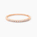 Alliance Pristina Or Rose Diamant - Alliances Femme | Histoire d’Or