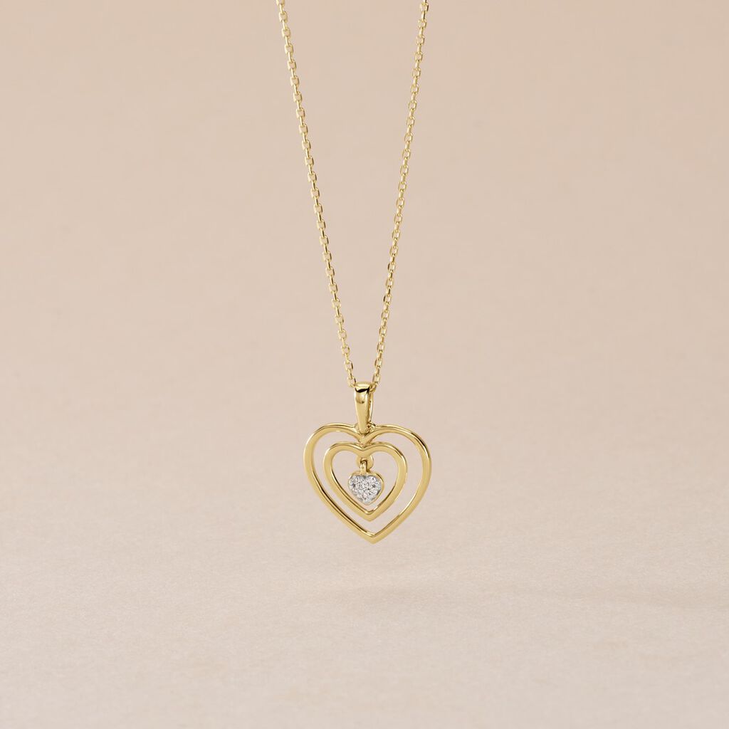 Collier Or Jaune Aleta Diamants - F&ecirc;te des m&egrave;res Femme | Histoire d&rsquo;Or