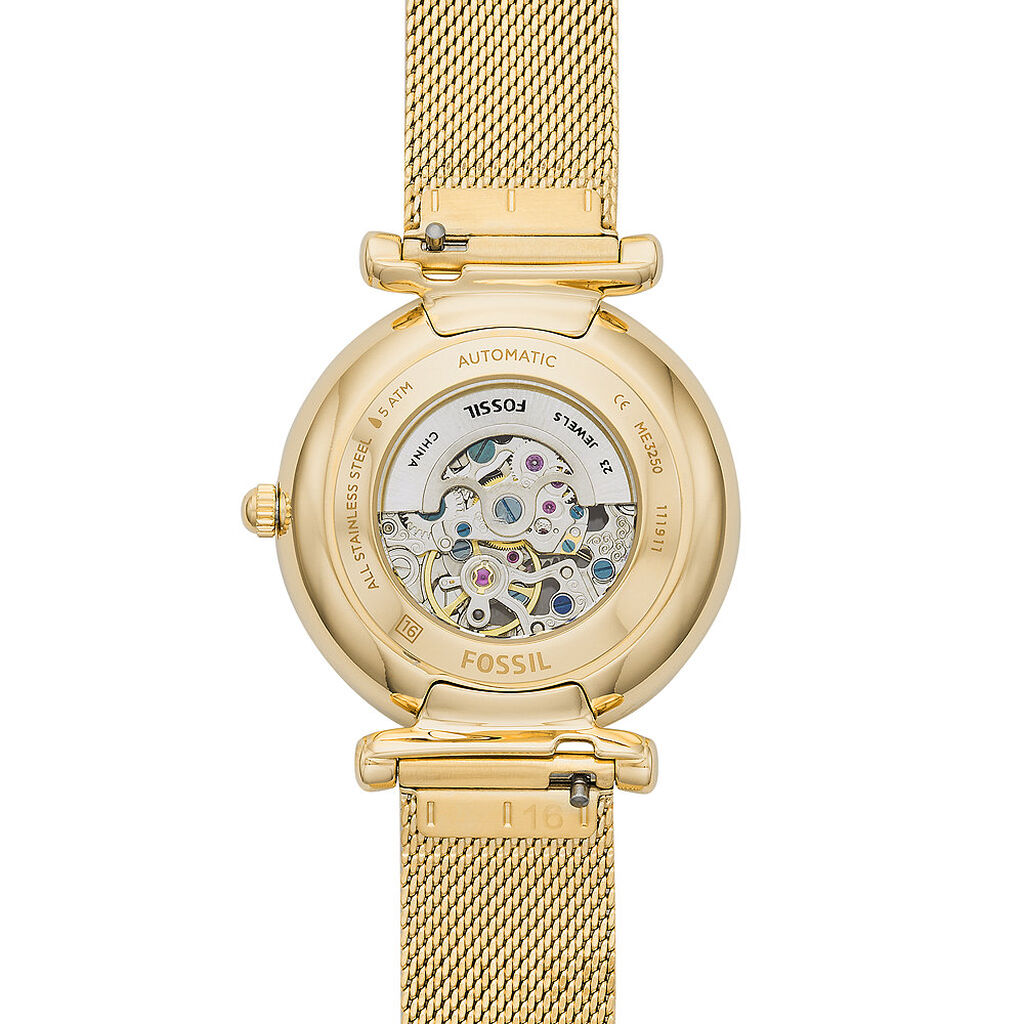 Montre Fossil Carlie Mini Me Doré - Montres Femme | Histoire d’Or