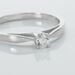 Bague Solitaire Celina Or Blanc Diamant - Bagues solitaires Femme | Histoire d’Or