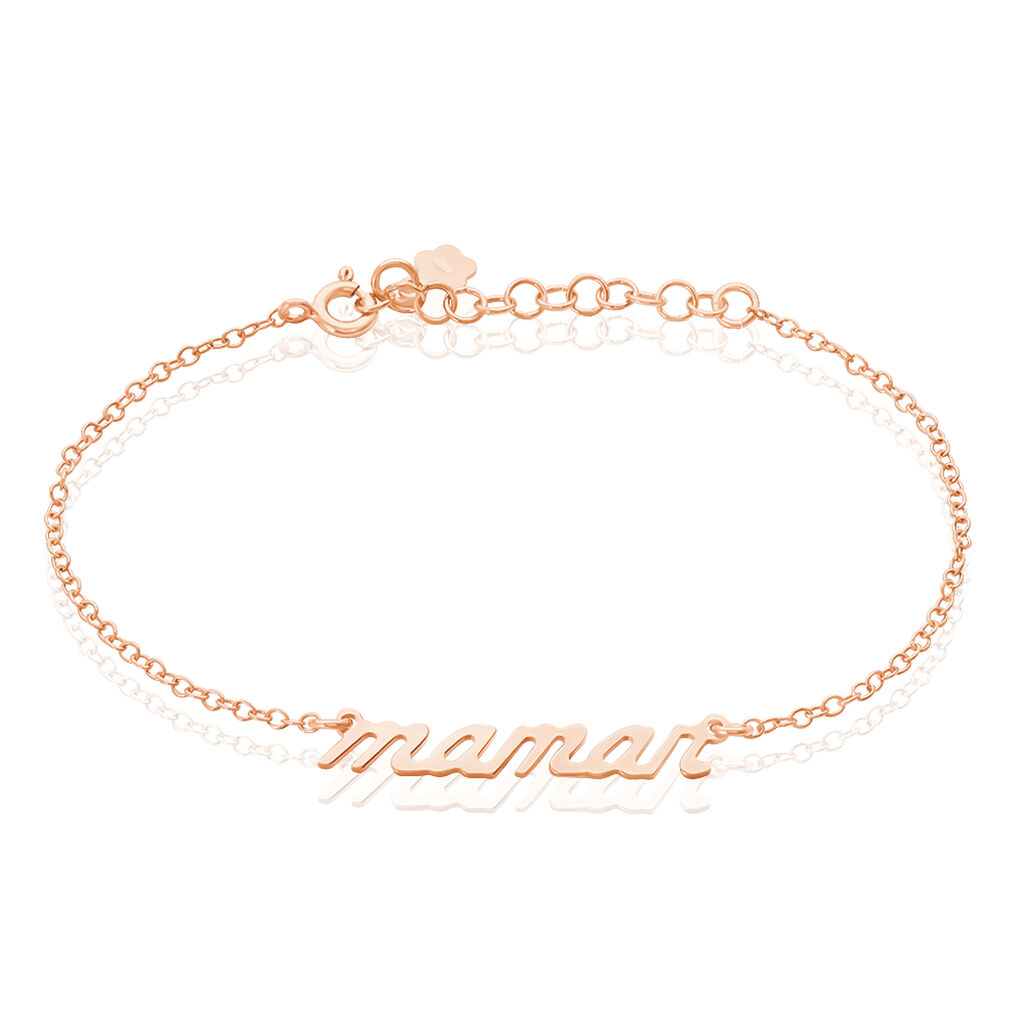 Bracelet Mendi Argent Rose - F&ecirc;te des m&egrave;res Femme | Histoire d&rsquo;Or