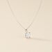 Collier Charlene Or Blanc Diamant Synthetique - Colliers Femme | Histoire d’Or