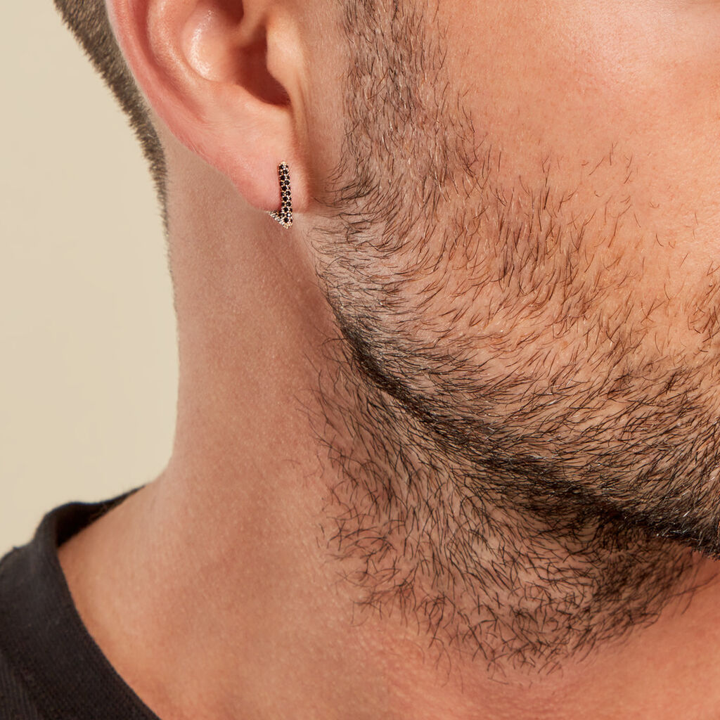 Créole Unitaire Trygve Or Jaune Oxyde De Zirconium - Boucles d'oreilles créoles Famille | Histoire d’Or