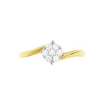 Bague Solitaire Lysia Or Jaune Diamant - Bagues solitaires Femme | Histoire d&rsquo;Or