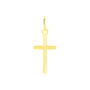 Pendentif Bathilde Croix Striee Or Jaune