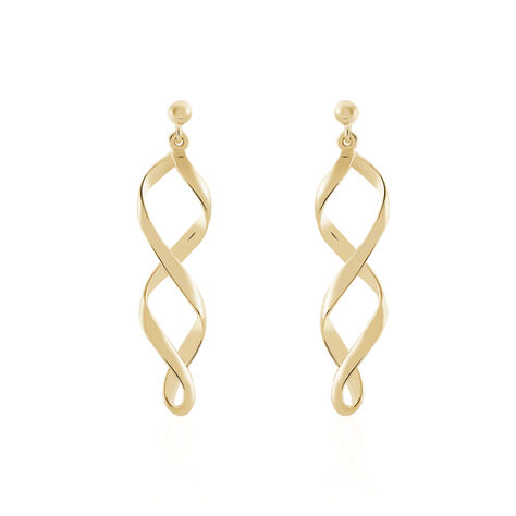 Boucles D'oreilles Pendantes Indi Plaqué Or Jaune - Boucles d'oreilles fantaisie Femme | Histoire d’Or