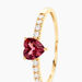 Bague Love Ring Or Jaune Rhodolite Oxyde De Zirconium - Bagues solitaires Femme | Histoire d’Or