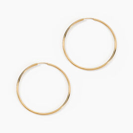 Créoles Valencina Or Jaune - Boucles d'oreilles créoles Femme | Histoire d’Or