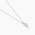 Collier Tylane Or Blanc Diamant - Colliers Femme | Histoire d&rsquo;Or