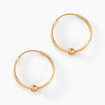 Cr&eacute;oles Aurelya Or Jaune - Boucles d'oreilles cr&eacute;oles Femme | Histoire d&rsquo;Or