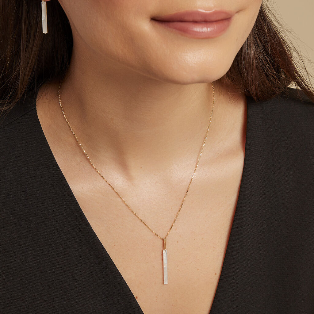 Collier Halcyone Or Jaune Nacre - Colliers Femme | Histoire d’Or