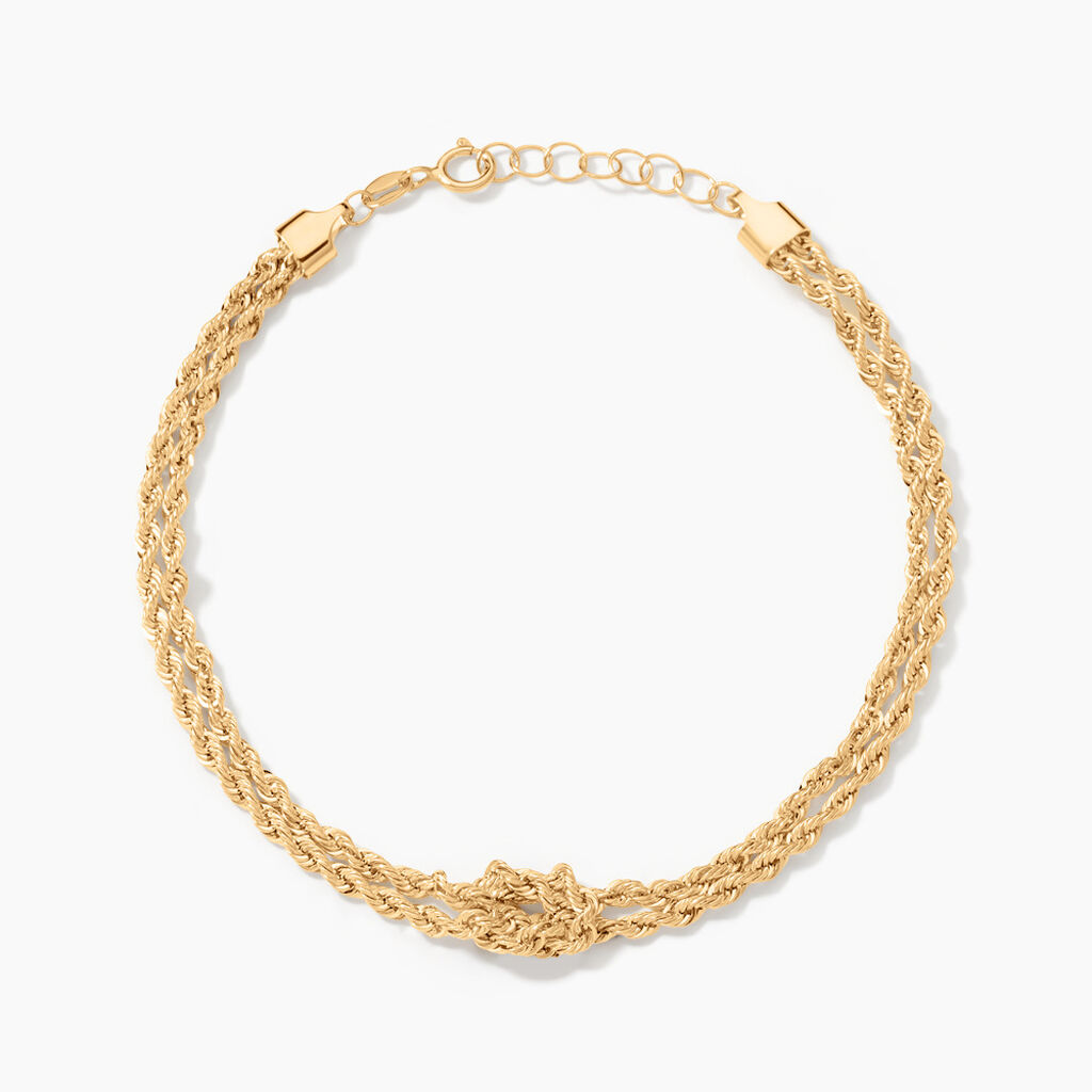 Bracelet Jerry Or Jaune - Bracelets chaîne Femme | Histoire d’Or