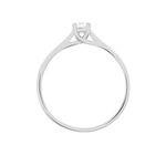 Bague Solitaire Victoria Or Blanc Diamant - Bagues solitaires Femme | Histoire d&rsquo;Or
