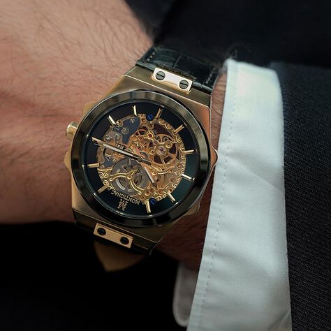 Montre Montignac M Automatique Noir - Montres Homme | Histoire d’Or