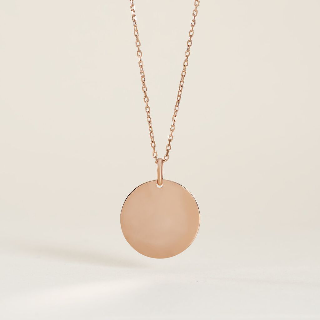 Pendentif Lisa Or Rose - Pendentifs Naissance Femme | Histoire d&rsquo;Or