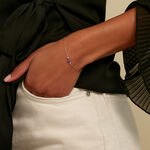 Bracelet Everett Or Jaune Am&eacute;thyste Oxyde De Zirconium - Bracelets Femme | Histoire d&rsquo;Or