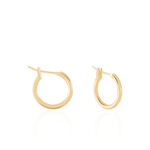 Cr&eacute;oles Ada Plaqu&eacute; Or Jaune - Boucles d'oreilles cr&eacute;oles Femme | Histoire d&rsquo;Or