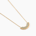 Collier Zoila Plaqu&eacute; Or Jaune Oxyde De Zirconium - Colliers fantaisie Femme | Histoire d&rsquo;Or