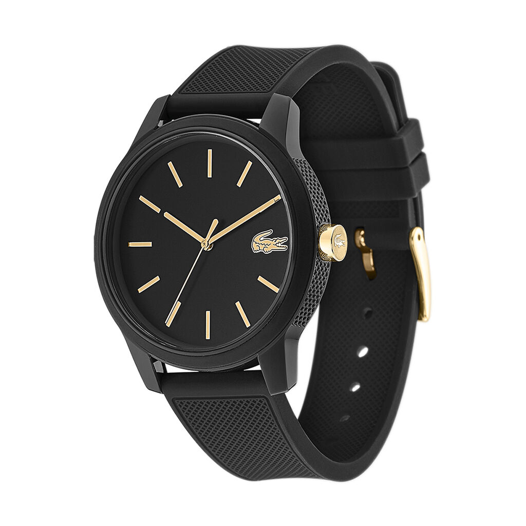 Montre Lacoste 12.12 Noir - Montres Homme | Histoire d’Or