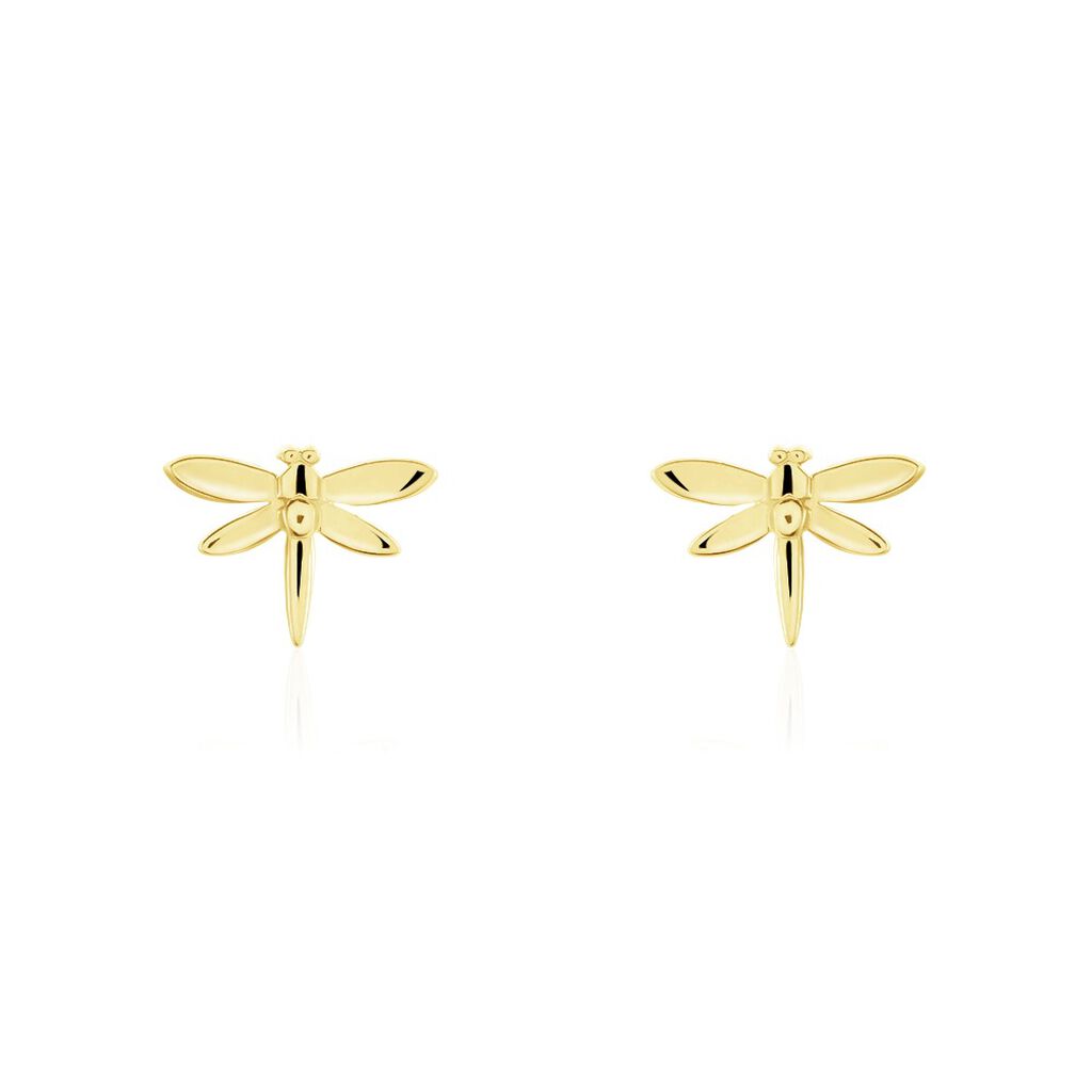 Boucles D'oreilles Puces Noelene Or Jaune - Clous d'oreilles Enfant | Histoire d&rsquo;Or
