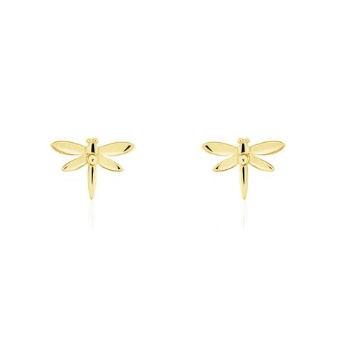 Boucles D'oreilles Puces Noelene Or Jaune - Clous d'oreilles Enfant | Histoire d&rsquo;Or