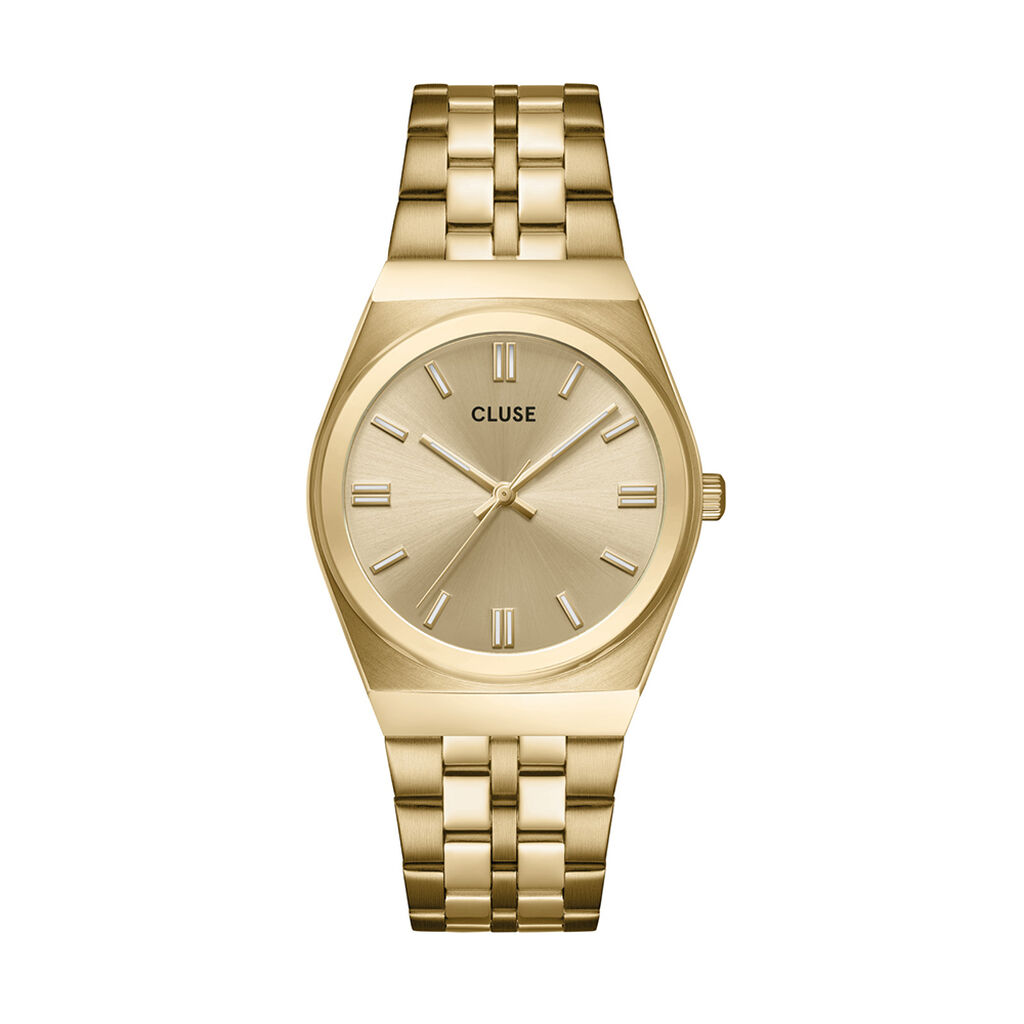 Montre Cluse Retro 70's Doré - Montres Femme | Histoire d’Or