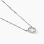 Collier Peytone Argent Blanc - F&ecirc;te des m&egrave;res Femme | Histoire d&rsquo;Or